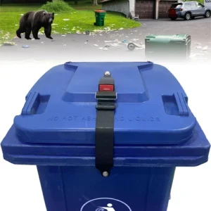 Bear Proof Trash Can Lid Lock, Raccoon Proof Garbage Can Strap